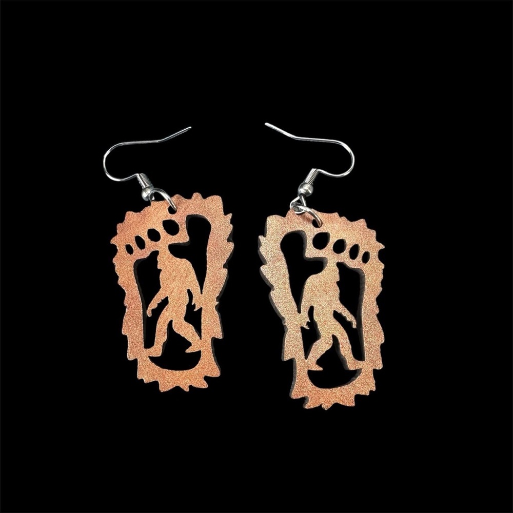 Unique Bigfoot Earrings